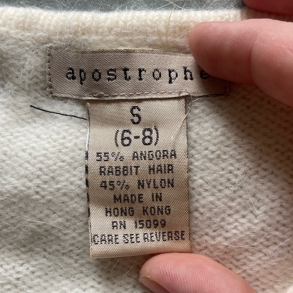 Angora rabbit hair sweater - Picture 3 of 4